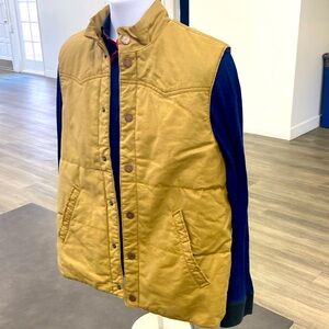 Tommy Bahama quilted wax cotton vest medium